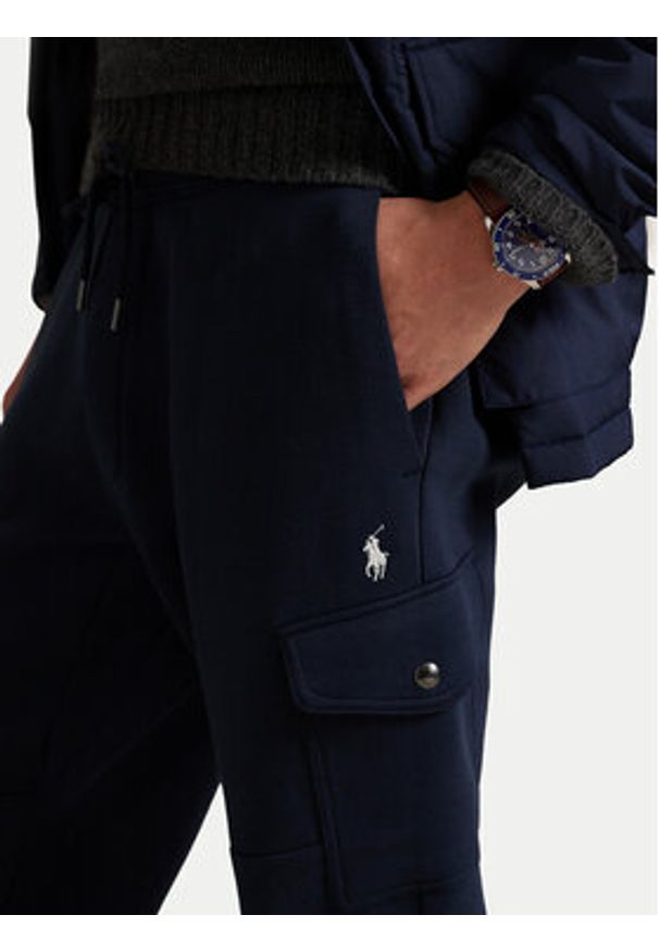 Polo Ralph Lauren Spodnie dresowe 710980340001 Granatowy Regular Fit. Kolor: niebieski. Materiał: bawełna