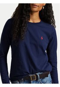 Polo Ralph Lauren Bluzka 211898699002 Granatowy Regular Fit. Typ kołnierza: polo. Kolor: niebieski. Materiał: bawełna #4