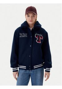 Tommy Jeans Kurtka bomber Varsity DW0DW22051 Granatowy Relaxed Fit. Kolor: niebieski. Materiał: syntetyk #7