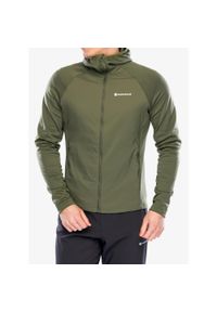 Bluza z kapturem męska Montane Sirocco Lite Hoodie. Typ kołnierza: kaptur. Kolor: zielony