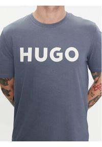 Hugo T-Shirt Dulivio 50467556 Niebieski Regular Fit. Kolor: niebieski. Materiał: bawełna