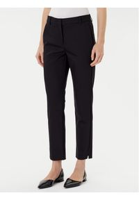 Marella Chinosy Abb 2523136031 Czarny Slim Fit. Kolor: czarny. Materiał: bawełna, syntetyk