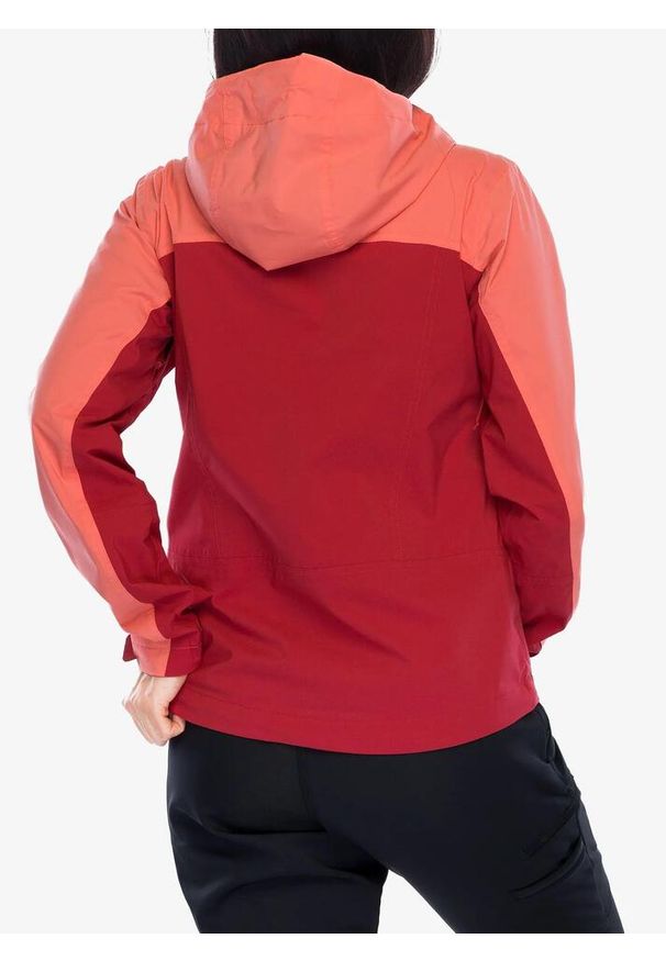 columbia - Kurtka przeciwdeszczowa damska Columbia Boulder Falls Jacket. Kolor: czerwony. Sport: turystyka piesza