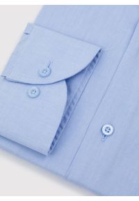 Pako Lorente - PAKO LORENTE – Gładka elegancka koszula męska w kolorze błękitnym. Typ kołnierza: kołnierzyk klasyczny. Kolor: niebieski. Materiał: bawełna. Długość rękawa: długi rękaw. Długość: długie. Wzór: gładki. Styl: elegancki #2