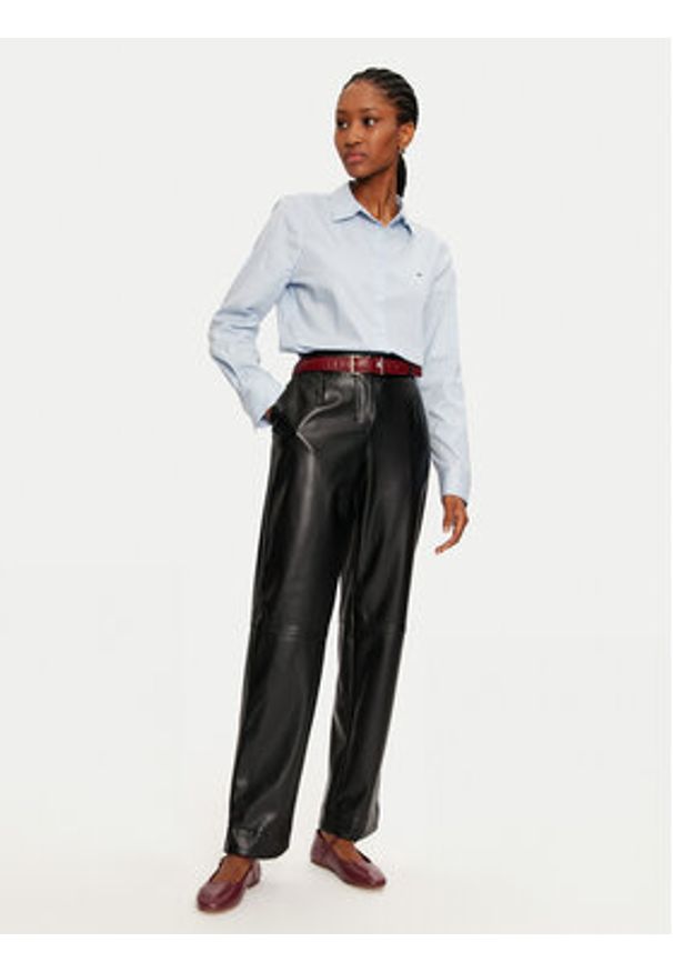TOMMY HILFIGER - Tommy Hilfiger Koszula WW0WW44084 Błękitny Regular Fit. Kolor: niebieski. Materiał: bawełna