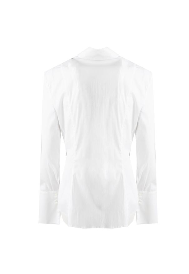 Patrizia Pepe Koszula | DC0142/A23 | Kobieta | Biały. Kolor: biały. Materiał: bawełna, poliamid, elastan. Styl: elegancki