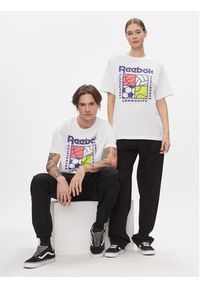 Reebok T-Shirt Reebok Graphic Series T-Shirt HM6250 Biały Relaxed Fit. Kolor: biały. Materiał: bawełna #2