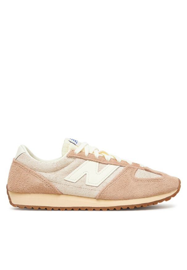 New Balance Sneakersy U471PSC W Beżowy. Kolor: beżowy. Materiał: skóra, zamsz