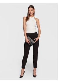 Fracomina Top FR23ST4002K41801 Biały Slim Fit. Kolor: biały. Materiał: wiskoza