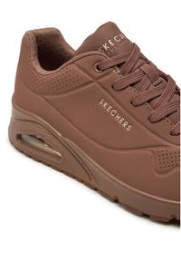 skechers - Skechers Sneakersy Uno - Stand on Air 73690 BRN Brązowy. Kolor: brązowy. Materiał: skóra #4