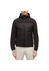 Geox - Kurtka GEOX M SAPIENZA Czarny. Kolor: czarny. Materiał: tkanina
