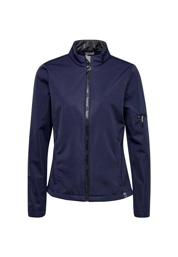 Kurtka damska Hummel North Softshell. Kolor: niebieski. Materiał: softshell. Sezon: zima, jesień. Sport: outdoor