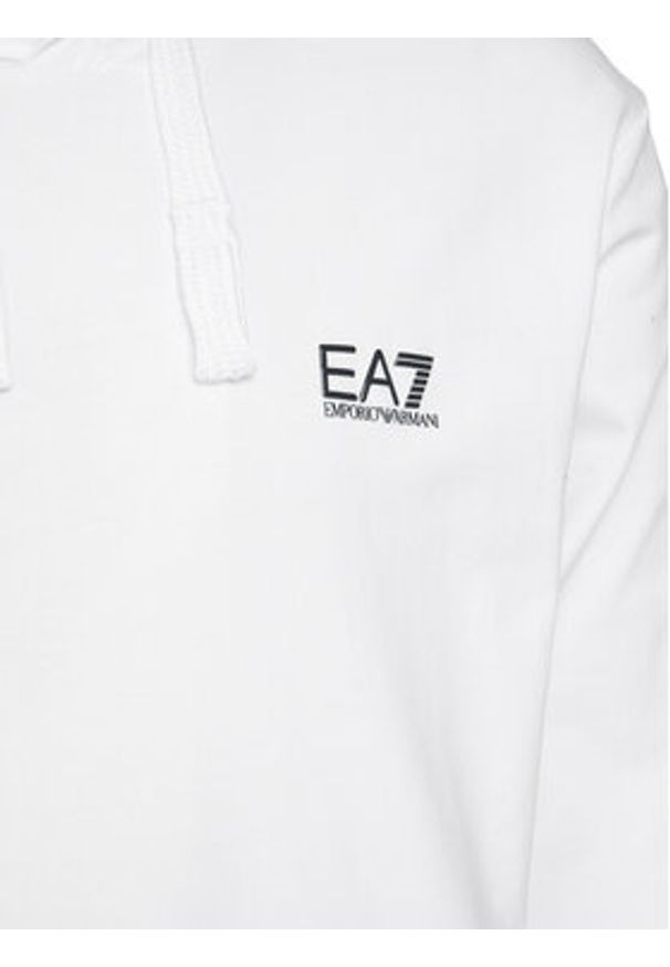 EA7 Emporio Armani Bluza 8NPM04 PJ05Z 1100 Biały Regular Fit. Kolor: biały. Materiał: bawełna