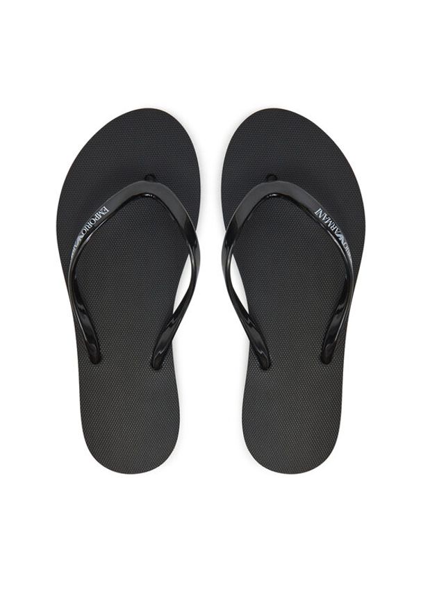 Emporio Armani Japonki XVQS09 XN118 00002 Czarny. Kolor: czarny. Materiał: syntetyk