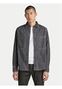 G-Star RAW - G-Star Raw Koszula jeansowa Nimes D23009-D540 Szary Regular Fit. Kolor: szary. Materiał: bawełna #5