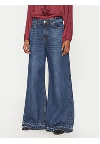 Haveone Jeansy Frankie PGZ-M087 Niebieski Wide Leg. Kolor: niebieski