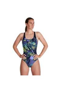 Strój Kąpielowy Speedo Powerback – Granatowo-żółty – Rozmiar 28. Kolor: czarny