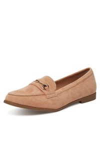 DeeZee Loafersy HXG2106-27 Beżowy. Kolor: beżowy. Materiał: materiał #7
