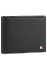 TOMMY HILFIGER - Tommy Hilfiger Portfel Eton Cc And Coin Pocket AM0AM00651 Czarny. Kolor: czarny. Materiał: skóra
