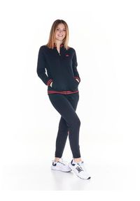 LEONE 1947 APPAREL - Damski dres uniwersytecki. Kolor: czarny. Materiał: dresówka. Sport: fitness