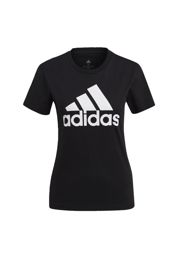 Adidas - Koszulka Essentials Logo. Kolor: czarny, biały, wielokolorowy. Sport: fitness