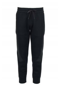 Emporio Armani - EMPORIO ARMANI Spodnie dresowe męskie, Rozmiar L. Kolor: czarny. Materiał: dresówka. Wzór: nadruk #4