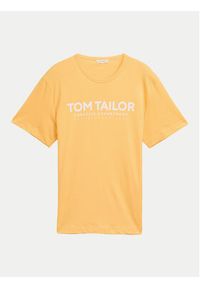Tom Tailor T-Shirt 1045940 Pomarańczowy Regular Fit. Kolor: pomarańczowy. Materiał: bawełna