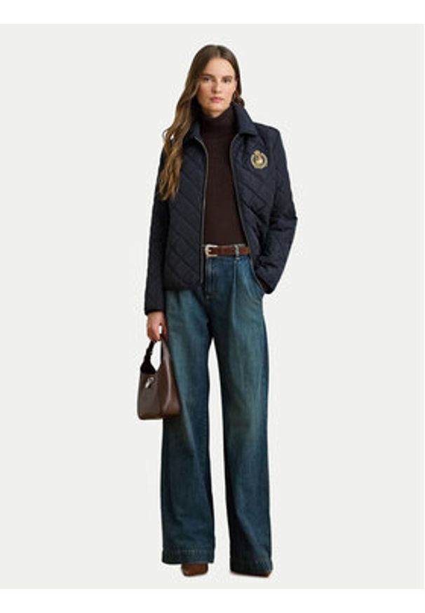 Lauren Ralph Lauren - LAUREN RALPH LAUREN Kurtka przejściowa 297979539004 Granatowy Straight Fit. Kolor: niebieski. Materiał: syntetyk