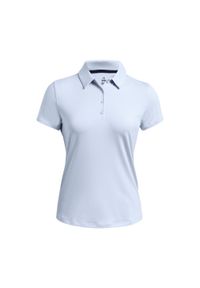Damska koszulka polo Under Armour Playoff. Typ kołnierza: polo. Kolor: niebieski. Styl: sportowy #1