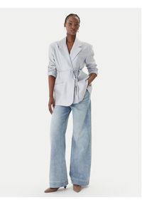 Eleh Jeansy EL112 Niebieski Wide Leg. Kolor: niebieski #4