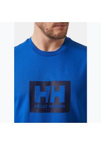 Koszulka męska Helly Hansen HH Box. Kolor: niebieski