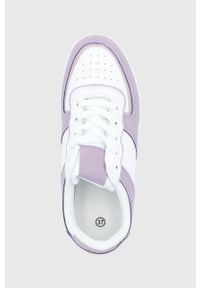 Answear Lab buty kolor fioletowy. Nosek buta: okrągły. Zapięcie: sznurówki. Kolor: fioletowy. Materiał: guma. Obcas: na platformie #3