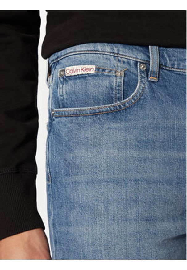 Calvin Klein Jeans Jeansy J30J327175 Niebieski Tapered Fit. Kolor: niebieski