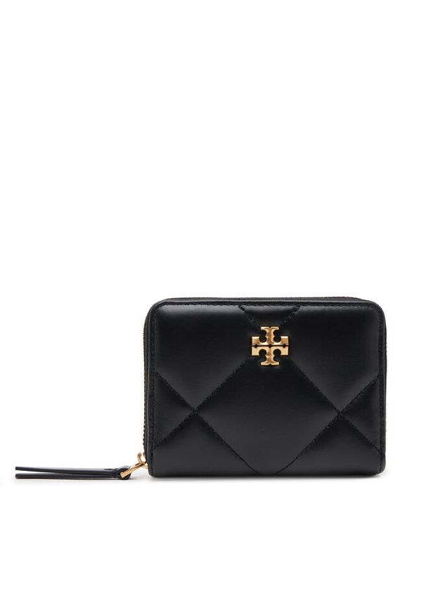 Mały Portfel Damski Tory Burch. Kolor: czarny