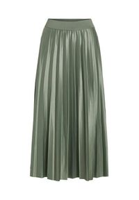 Vila Spódnica plisowana Nitban 14063241 Zielony Regular Fit. Kolor: zielony. Materiał: syntetyk #2