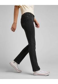 Lee - LEE ELLY DAMSKIE SPODNIE JEANSOWE JEANSY BLACK MID STONE L305EPMU #3