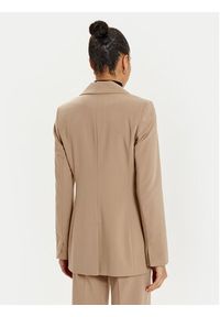 ACCESS FASHION Marynarka 44-1029-118 Beżowy Regular Fit. Kolor: beżowy. Materiał: syntetyk #4
