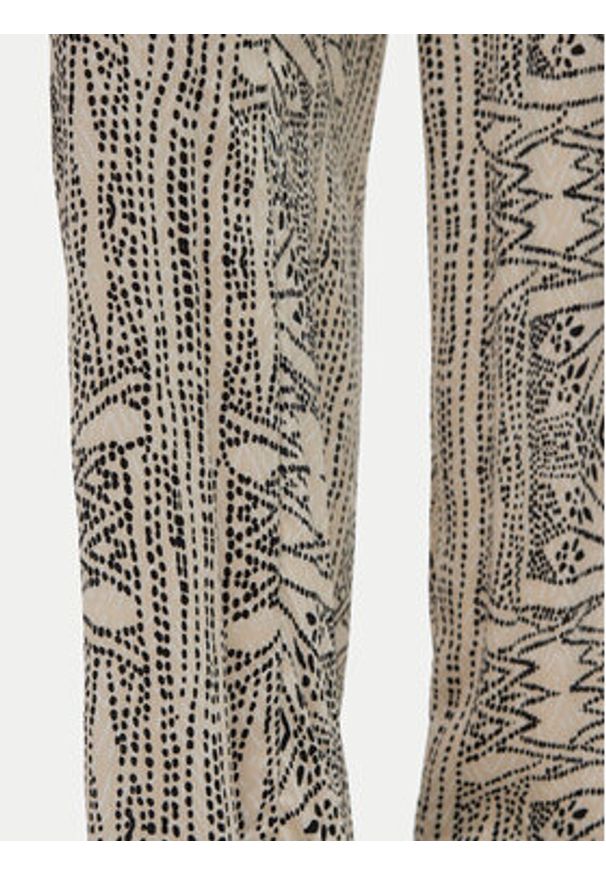Vero Moda Spodnie palazzo Menny 10282478 Beżowy Wide Leg. Kolor: beżowy. Materiał: wiskoza