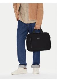 Gino Rossi Torba na laptopa C-GIN-K-011-CCC-06 Czarny. Kolor: czarny. Materiał: poliester #1