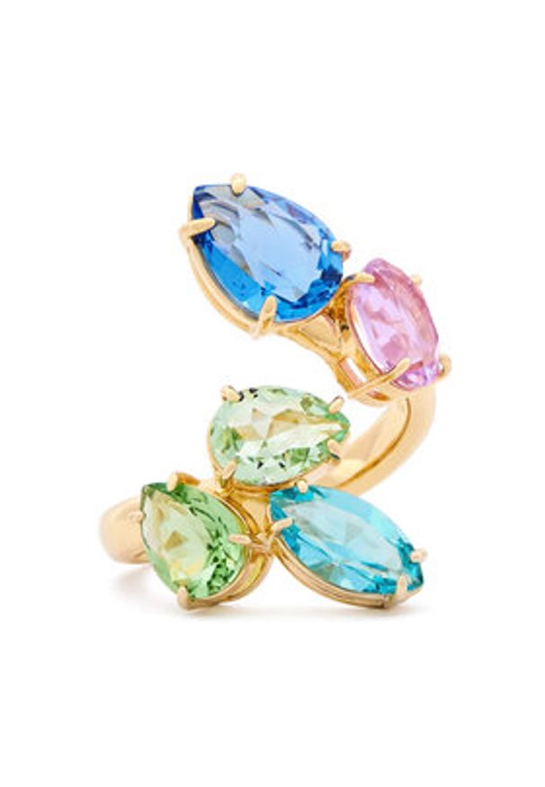 Swarovski Pierścionek Gema 5746907 Kolorowy. Materiał: metalowe. Wzór: kolorowy