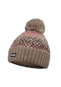 Czapka trekkingowa damska Alpinus Autiola. Kolor: beżowy. Sezon: zima. Styl: sportowy #1