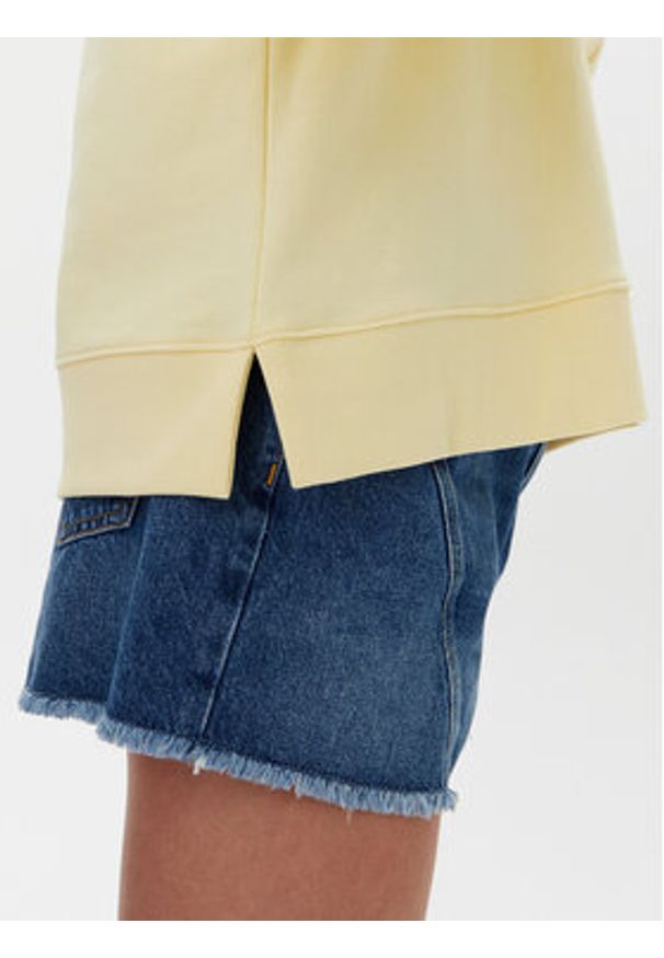 TwinSet - TWINSET Bluza 251TP2480 Żółty Regular Fit. Kolor: żółty. Materiał: bawełna