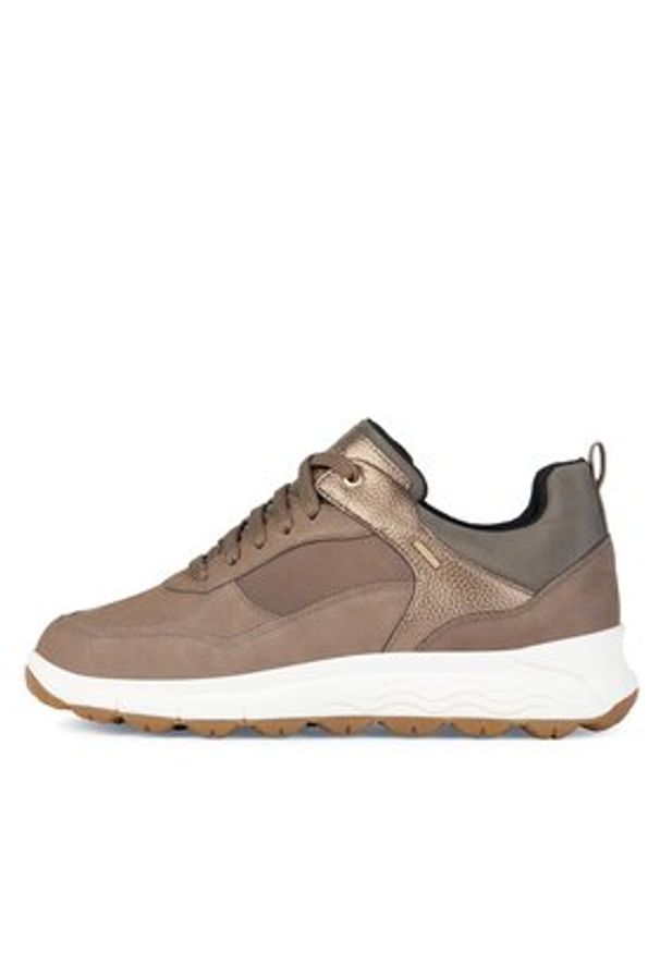 Geox Sneakersy D Spherica 4x4 B Abx D3626D 0767B C6W9H Beżowy. Kolor: beżowy. Materiał: materiał