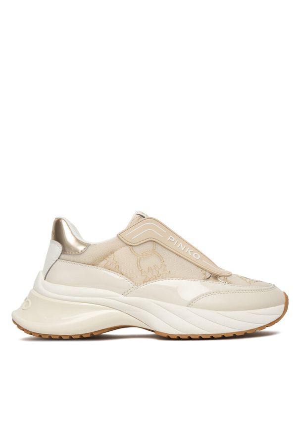 Pinko - Sneakersy PINKO. Kolor: beżowy