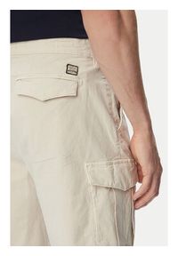 Guess Szorty materiałowe M6GDVA W1703 Kremowy Regular Fit. Kolor: kremowy. Materiał: bawełna #4