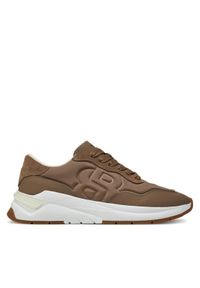 BOSS Sneakersy Skylar 50547983 Brązowy. Kolor: brązowy. Materiał: materiał
