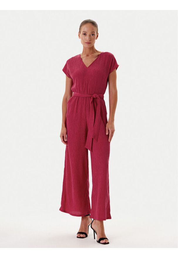 Tatuum Kombinezon Koreki 1 T2507.077 Różowy Wide Leg. Kolor: różowy. Materiał: syntetyk