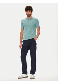 U.S. Polo Assn. Chinosy MUP3610 Granatowy Slim Fit. Kolor: niebieski. Materiał: bawełna #3