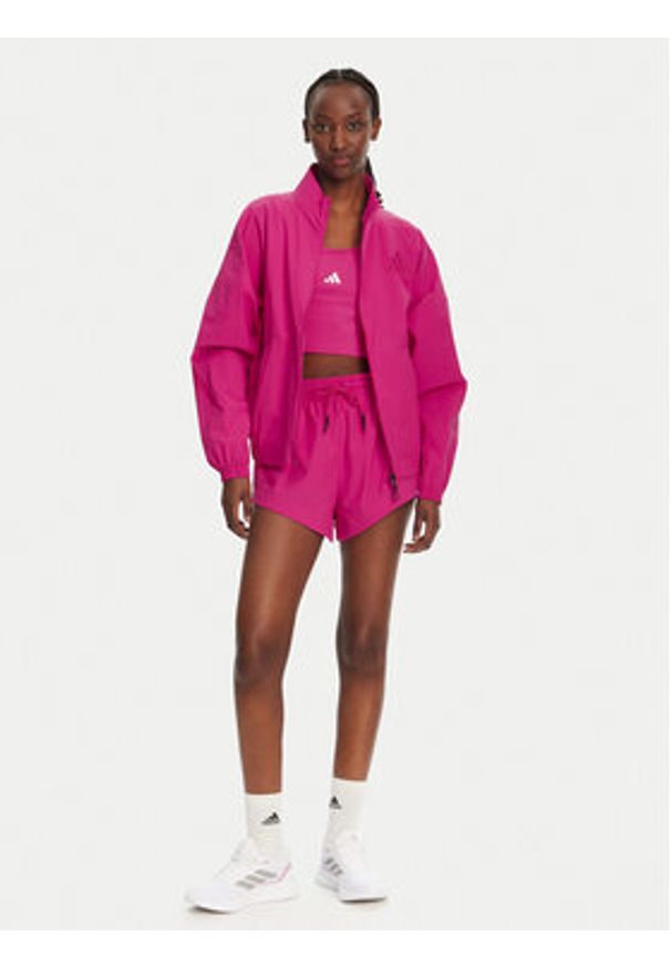 Adidas - adidas Kurtka przejściowa Z.N.E. Woven JP4191 Różowy Loose Fit. Kolor: różowy. Materiał: syntetyk