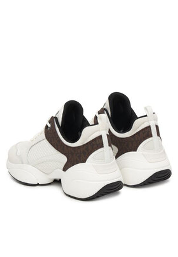 MICHAEL Michael Kors Sneakersy Bowie 43S6BWFS2D Biały. Kolor: biały. Materiał: skóra